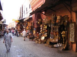 5-day-tour-of-Morocco-from-Casablanca-Marrakech-souk-market-300x225 5 day tour of Morocco from Casablanca